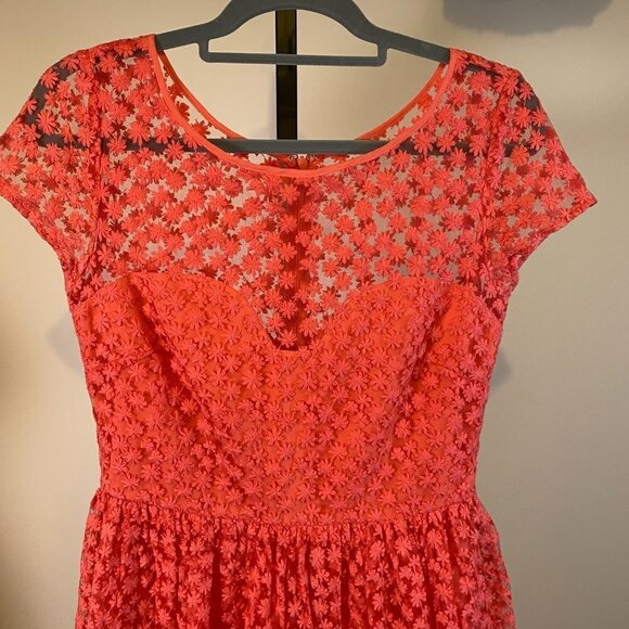 Anthropologie Artelier Nicole Miller Floral Lace Dress - Picture 4 of 14